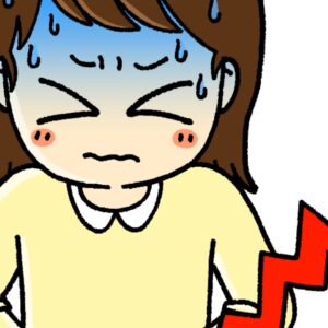 不調な女性イラスト｜指定難病…クローン病（CD）とは｜ 治療法や寛解への道のりを解説