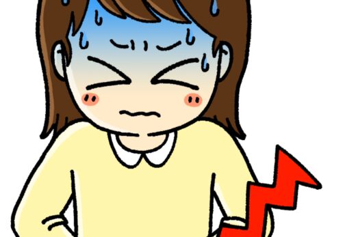 不調な女性イラスト｜指定難病…クローン病（CD）とは｜ 治療法や寛解への道のりを解説