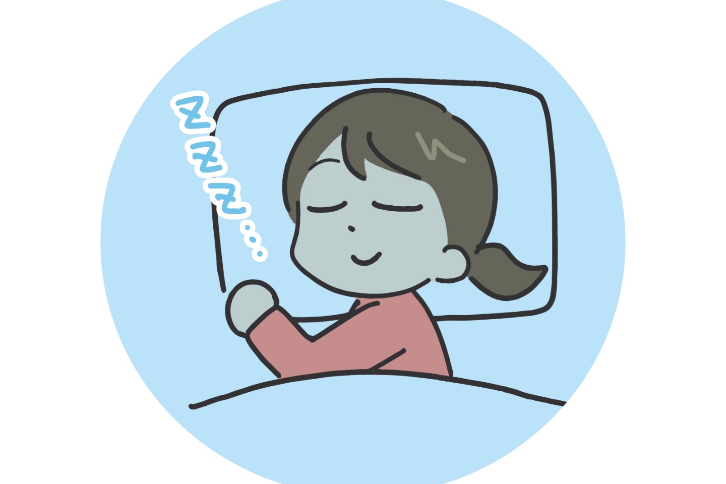 寝る女性｜冷え性・手足のしびれ…自律神経の乱れが原因かも？【京都】