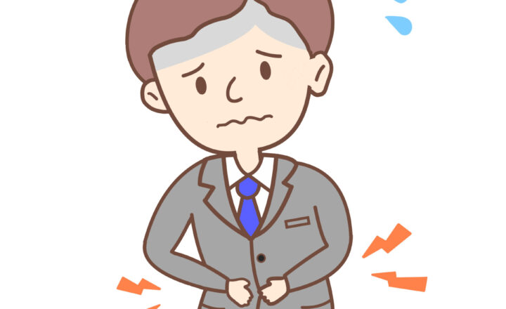 腹痛の男性｜ストレスでお腹が痛くなるのはなぜ？自律神経との関係を解説