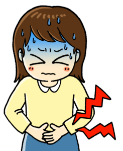 腹痛の女性｜過敏性腸症候群と自律神経の関係｜お腹の不調を整えるには？
